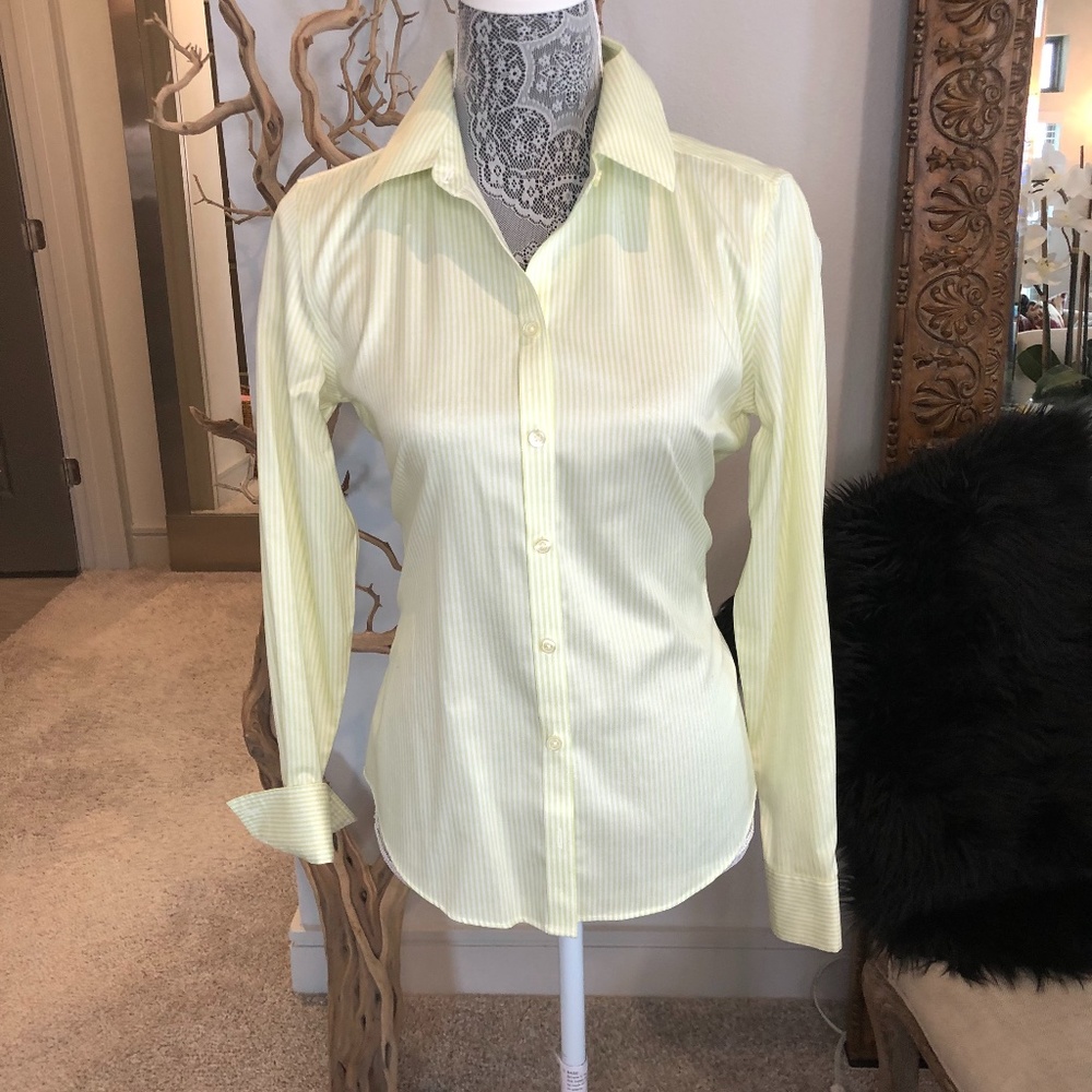 Banana Republic No Iron fitted shirt Sz 6